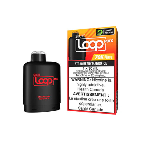 STLTH LOOP MAX POD VAPE 70K - STRAWBERRY MANGO ICE