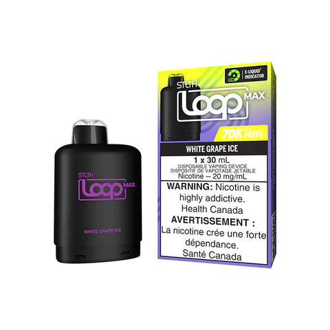 STLTH LOOP MAX POD 70k - WHITE GRAPE ICE