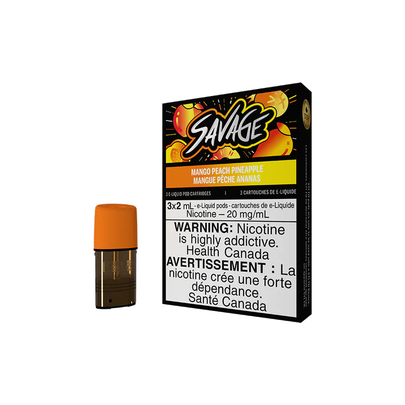 STLTH POD PACK SAVAGE MANGO PEACH PINEAPPLE (3 PACK) 20mg/mL