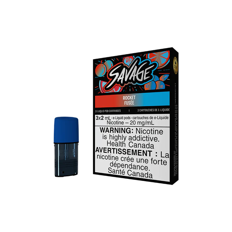 STLTH POD PACK SAVAGE ROCKET (3 PACK) 20mg/mL
