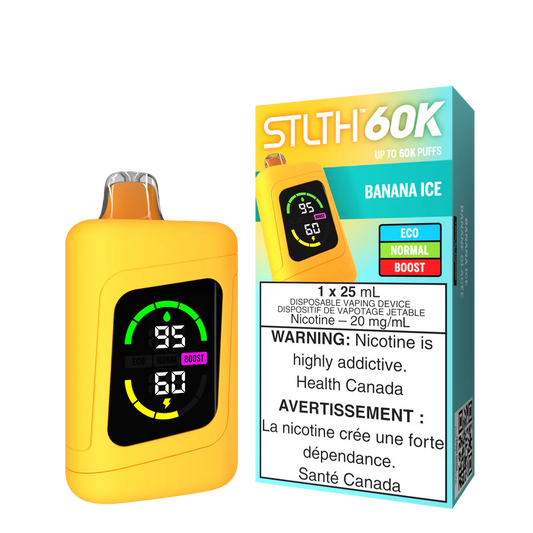 STLTH 60K DISPOSABLE - BANANA ICE