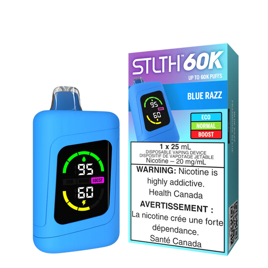 STLTH 60K DISPOSABLE - BLUE RAZZ