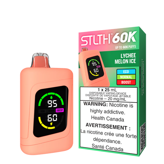 STLTH 60K DISPOSABLE - LYCHEE MELON ICE