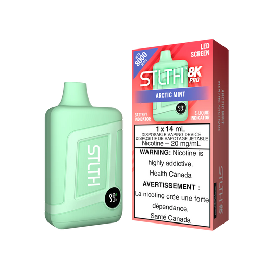 STLTH 8K PRO DISPOSABLE - ARCTIC MINT