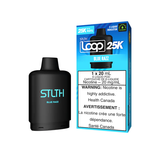 STLTH LOOP 25K POD- BLUE RAZZ