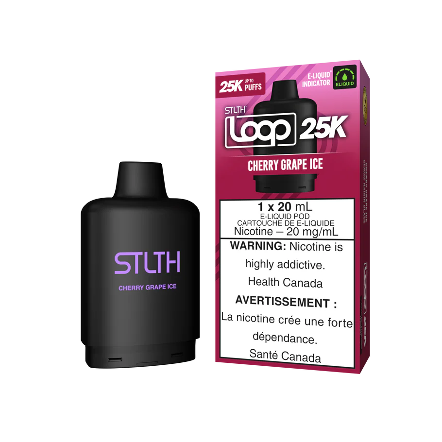 STLTH LOOP 25K POD - CHERRRY GRAPE ICE