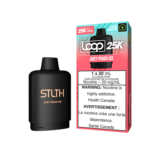 STLTH LOOP 25K POD - JUICY PEACH ICE