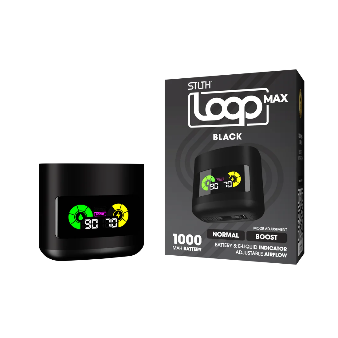 STLTH LOOP MAX CLOSED POD DEVICE- BLACK