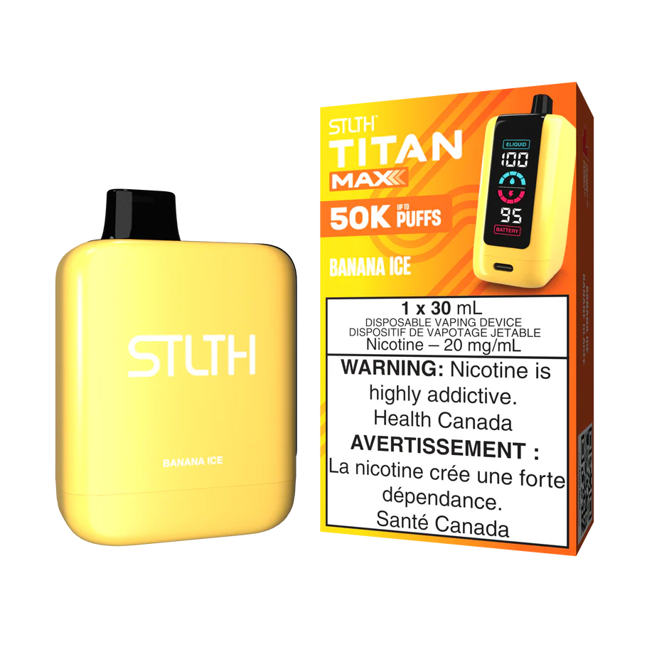 STLTH TITAN MAX DISPOSABLE 50k - BANANA ICE