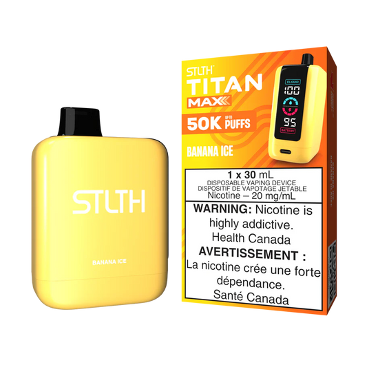 STLTH TITAN MAX DISPOSABLE 50k - BANANA ICE