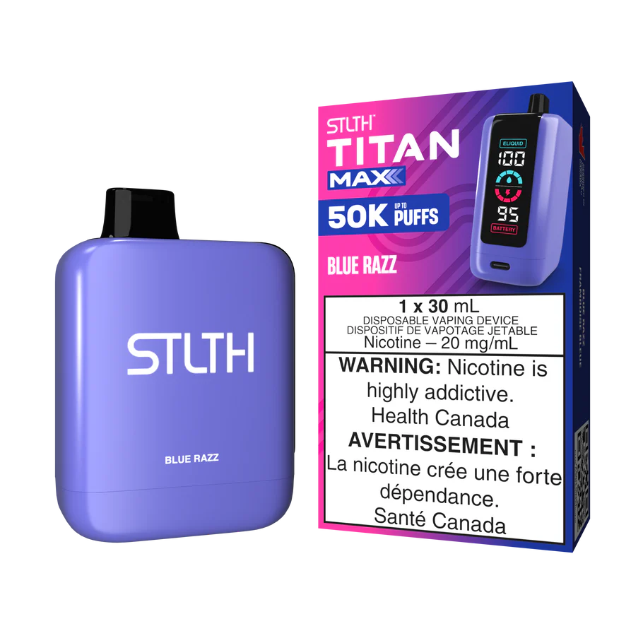 STLTH TITAN MAX 50k DISPOSABLE - BLUE RAZZ