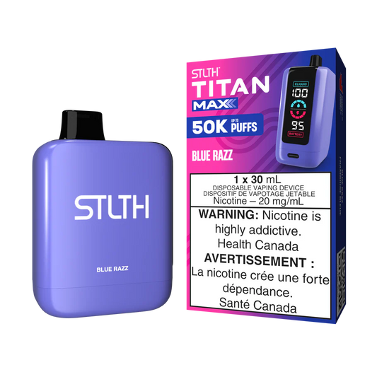 STLTH TITAN MAX 50k DISPOSABLE - BLUE RAZZ