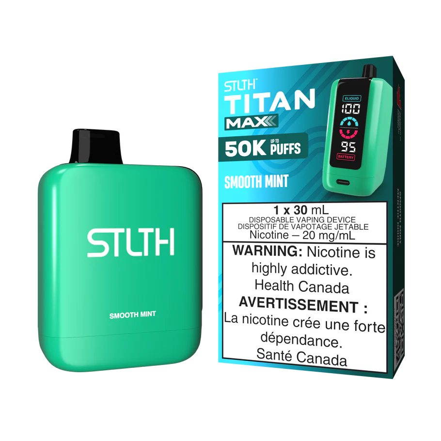 STLTH TITAN MAX DISPOSABLE VAPE 50K - SMOOTH MINT