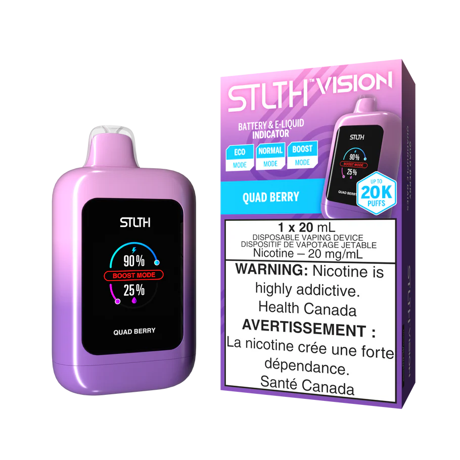 STLTH VISION Disposable Vape 20K - QUAD BERRY