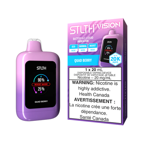 STLTH VISION Disposable Vape 20K - QUAD BERRY