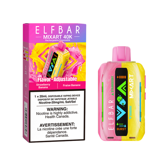 Strawberry Banana - ELFBAR MiXART 40K