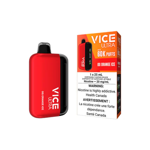VICE ULTRA DISPOSABLE VAPE 60K - OG ORANGE ICE