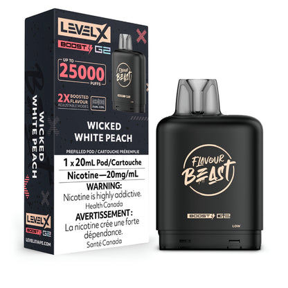 Level X Flavour Beast Boost G2 Wicked White Peach