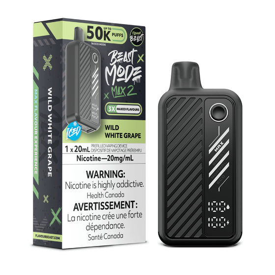 Flavour Beast Beast Mode Max 2 - Wild White grape (ICED)