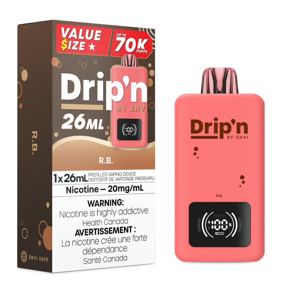 Drip'n by Envi 26mL Disposable - R.B.