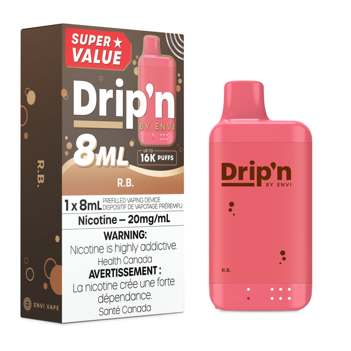 Drip'n by Envi 8mL Disposable - R.B.