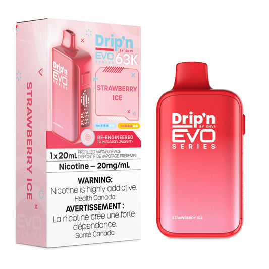 Drip'n by Envi EVO 63K Disposable - Strawberry Ice