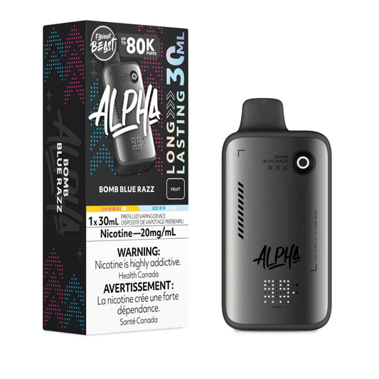 Flavour Beast Alpha Disposable - Bomb Blue Razz