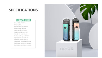 SMOK NORD 5 POD KIT 7-color dart