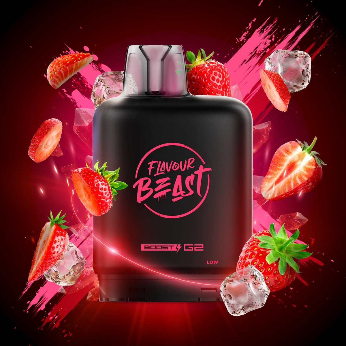Level X Flavour Beast G2 Ultra Smashin' Strawberry Jewel (ICED)