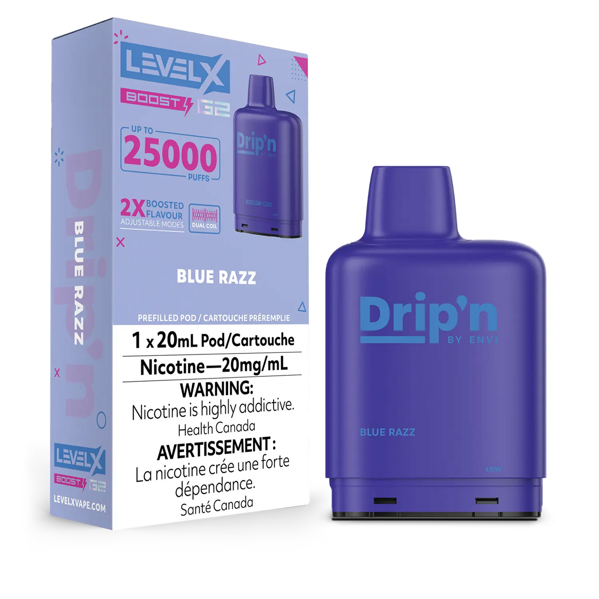 Level X Drip'n Boost G2 Blue Razz