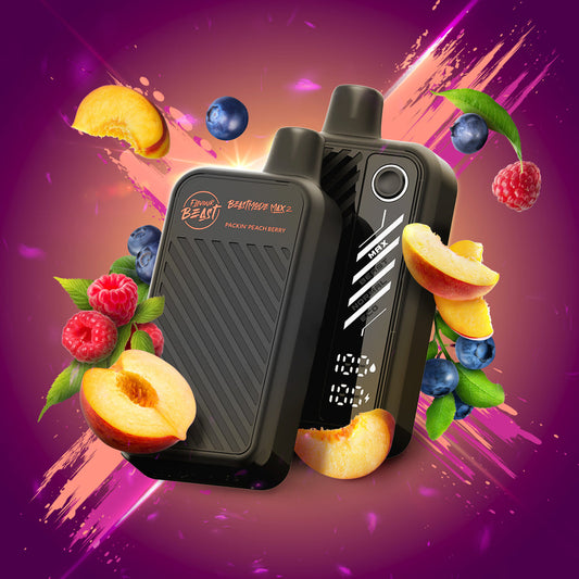 Flavour Beast Beast Mode Max 2 - Packin' Peach Berry