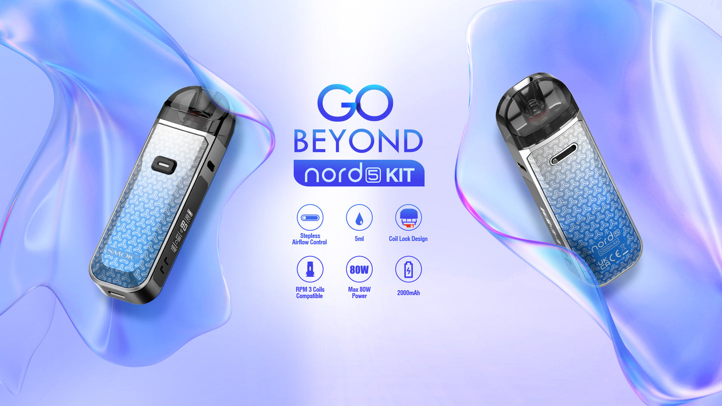 SMOK NORD 5 POD KIT Green blue dart