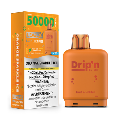 Level X Drip'n G2 Ultra Orange Fizz Ice