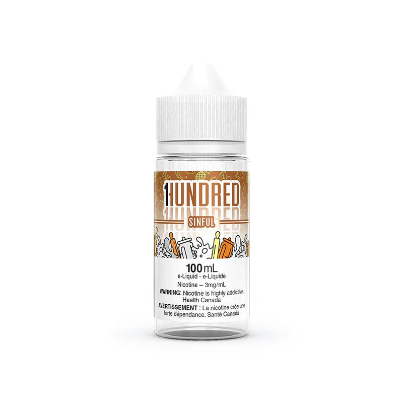 SINFUL - HUNDRED 3mg/mL 100mL e-liquid