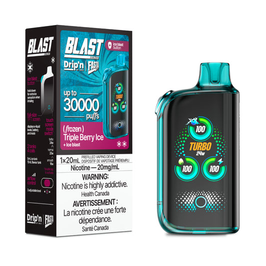 Drip'n by Envi x Fasta Blast 30K Triple Berry Ice (Sour)